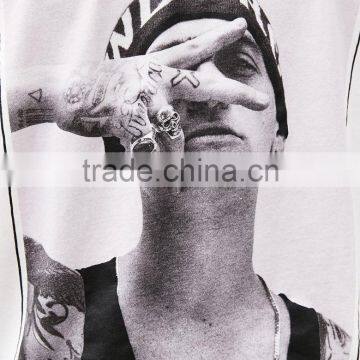 2017 New Design Mens Fashion 100 Cotton Sports t Shirt With Printing photo-5