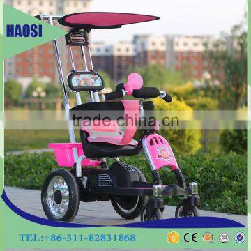 2016 Hot Sale Cheap Price and High Quality Outdoor Pram Bicycle 2 in 1 Baby Umbrella Tricycle photo-4