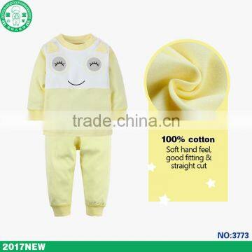 Hot selling children clothing set baby pajamas kids wear with OEM Branded