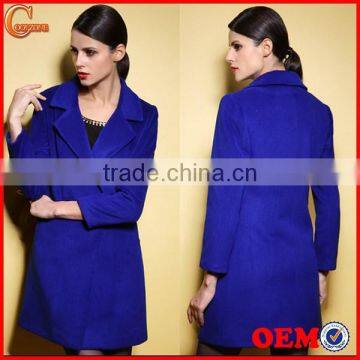 Women's elegant new style women coat 2015 fashion ladies long sleeve classic wool coat