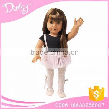 Wholesale oem fashion design small vinyl girls doll ballet dance mini lace skirt dress clothing