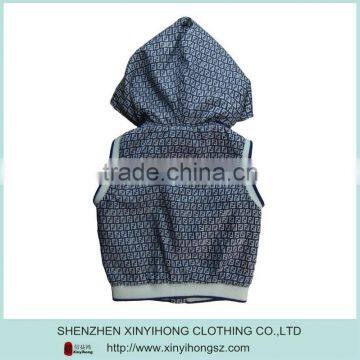 100% Polyester Sublimation Children Vest With Hoody For Winter photo-2