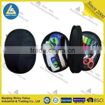 High performance polyester bag shoe polish kit with different colors available