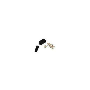 CCTV BNC Male Solderless Connector , Screw on BNC Connector