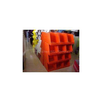 Matte PP lamination POP corrugated Cardboard Pallet Display / exhibition displays