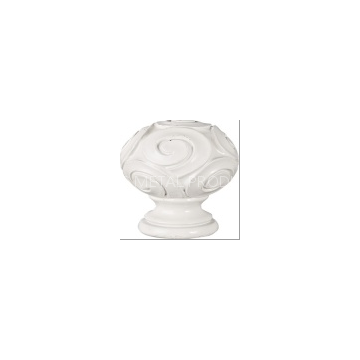 White Resin Hook Pattern Ball