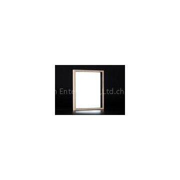 Fir Wood Shadow Box Framed Mirror In Natural And Black Colors Custom Wood Framed Mirrors