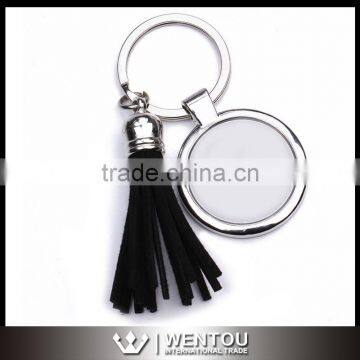 Personized Leather Tassel Keychain photo-4