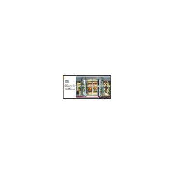 3-wing automatic revolving door,four-wing access control revolving door system