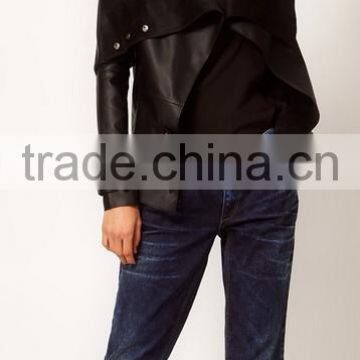 2014 New Women High-end Custom Leather Brief Paragraph Coat of Cultivate One's Morality Fur Coat