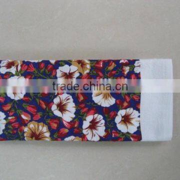 100% cotton floral design kitchen hand towels