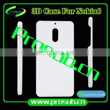 3d sublimation heat transfer blank smartphone case cover for Prosub- Nokia6