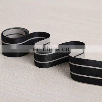 Fashionable Striped Plain Woven Elastic Ribbon for Underwear photo-2