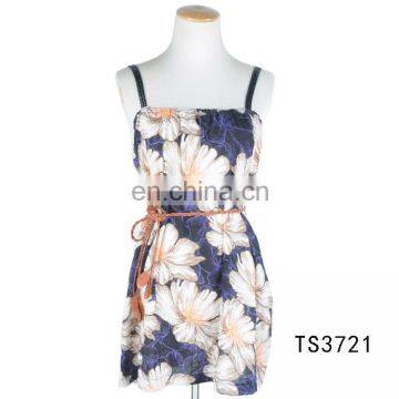 TOROS high quality fashion lady women summer flower girl dress