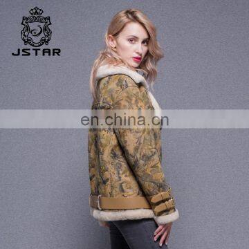 Leather Jacket Women's Fur Dress Double Face Fur Coat