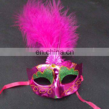 wholesale masquerade mask feather christmas party masks for Female