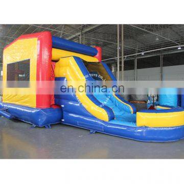 Cheap Inflatable bouncer with water slide /pool inflatable bouncer