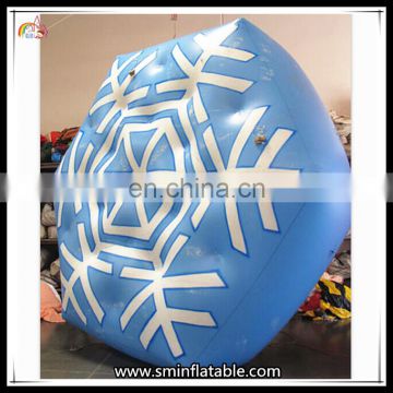 2016 New Inflatable Snowflake Helium Balloon Christmas Inflatable Balloon