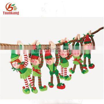 ISO9001 Baby Christmas soft elf plush toy/Christmas elf doll