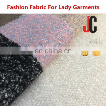 M12991SHaoxing JC textile polyester wool viscose wool blended fabric for dress