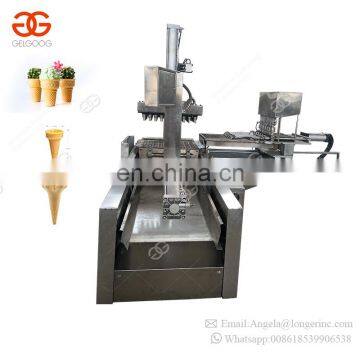 Factory Supply Sweet Waffle Mould Cone Making Machine Full Automatic Ice Cream Cone Wafer Product Line photo-2