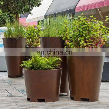 Outdoor Raised Garden Corten Steel Planter Box