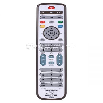 E373 Universal IR TV Remote Control Used for DVD Set Top Box IPTV with Learning Functions