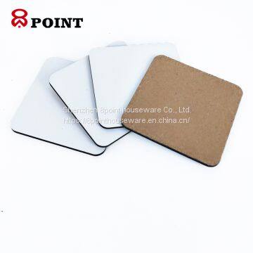 Blank MDF beer coaster for DYE sublimation