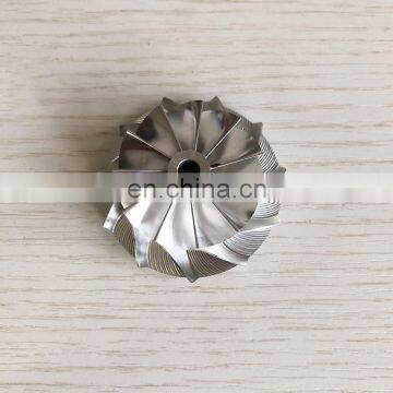 GT14 35.00/48.00mm 11+0blades 737683-0003 Upgrade turbo milling/aluminum 2618/billet compressor wheel