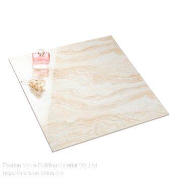 First choice glazed living room 60x60 white marble design porcelain floor tiles