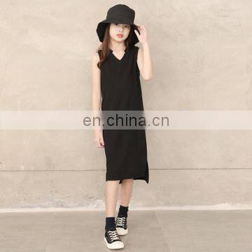 A0245# Girls Dress 2020 Summer Cotton Sleeves Clothes Kids Dress photo-2