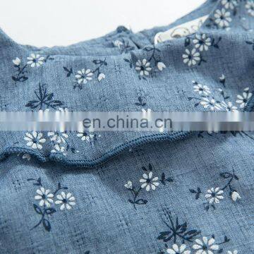 Newborn Kids Falbala Overalls Jumpsuit Summer Clothes Baby Girl Cotton Floral Print Romper Baby Summer Clothes photo-5