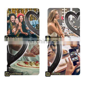 18 Inch RGB Color Heart-shaped Live Fill Light Anchor Anchor Beauty Face Net Red Artifact Beauty Light LED Photography Light photo-6