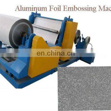 Aluminum foil embossing machine