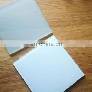 qingdao factory supplier Safety 12.76mm  Opaque  White Laminated Glass for Shower room Enclosure