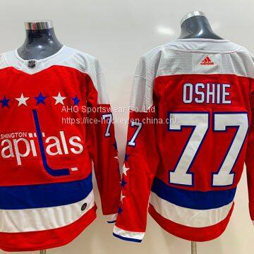 Washington Capitals #77 Oshie Red Jersey