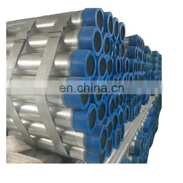 Tianjin BS1387 Pre Galvanized Steel pipe Metal Mild Steel Tube Q235 Q345 STK400 Material gi Pipe