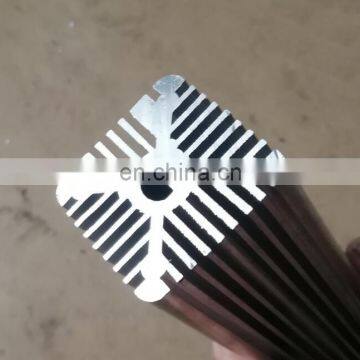 Toshine Led Aluminium Heatsink Extrusions , Silvery / Black Anodized Extruded Aluminium Profiles photo-6