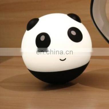 Lovely 7 Colors LED USB Children panda Animal Night Light Silicone lamp for Baby Nursery