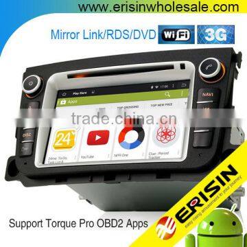 Erisin ES2506B 7" 2 Din DVD Car Audio GPS Navigation System for Mercedes Smart