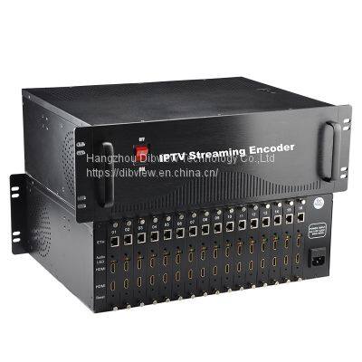 OTV-E16HD 16 in 1 HDMI With Loopout H.265 HEVC H264 IP Card Code Streaming Video Encoder For IPTV Hotel Project photo-3