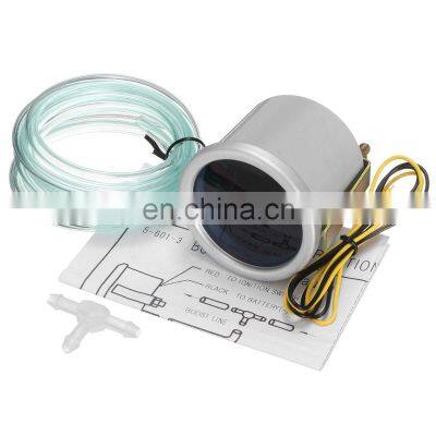 2 Inch 52mm Car Turbo Boost Bar Gauge Pointer Digital LED Display Smoke Len 12V 2A Auto Universal Boost BAR Meter photo-4