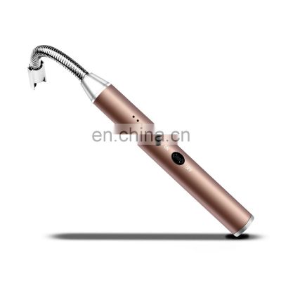 wholesale metal cigarette rechargeable custom usb electric torch lighter