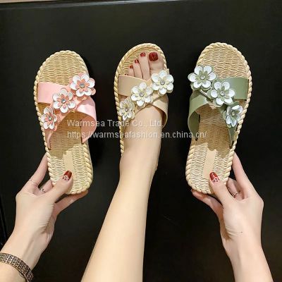 ladies women girls fashion leisure outdoor flat slippers shoes