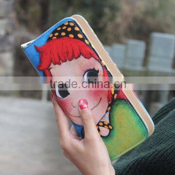 Graffiti Women Leather Wallet Women Wallets Brand Design Fashion Designer Purses for Women photo-3