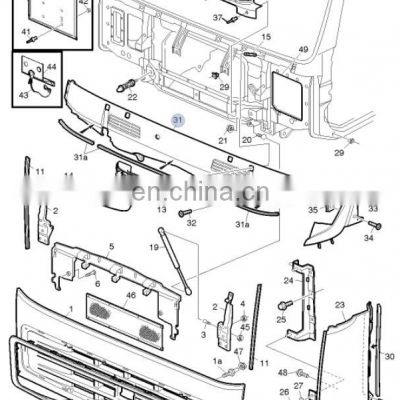 car bumpers Panel Lower Mesh Suitable for business truck 20769641