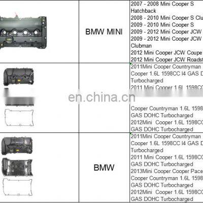For BMW E82 E90 E93 E91 F10 E60 E83 F25 E70 E85 E86 11127552281 Cylinder Head Parts N52 Engine Valve Cover photo-5