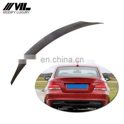 For BMW 1 Series E82 Carbon Fiber Rear Spoiler 2007-2012 Coupe 2-Door