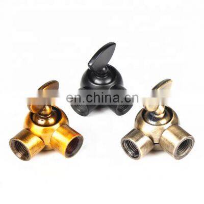 Vintage Retro Light Lamp Bulb Holder Socket Droplight Connector Zinc Alloy Material Gold Bronze Lamp Bases