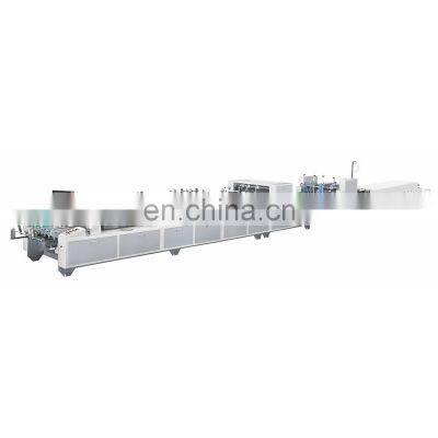 ZH-A1050  Automatic 4 6 corner folder gluer machine with higher liner speed